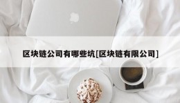 区块链公司有哪些坑[区块链有限公司]